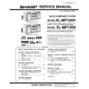 Sharp XL-MP150E (serv.man3) Service Manual