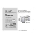 Sharp XL-UH220H User Manual / Operation Manual