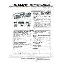 Sharp XL-UH25H Service Manual