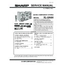 Sharp XL-UH4H (serv.man2) Service Manual