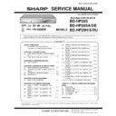 Sharp BD-HP20H Service Manual