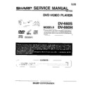 Sharp DV-660H Service Manual