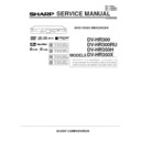 Sharp DV-HR350H Service Manual