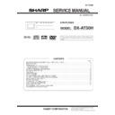 Sharp DX-AT50H Service Manual / Specification