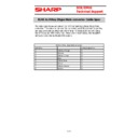 Sharp CABLES (serv.man2) Specification