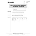 Sharp ER-A310 (serv.man11) Service Manual / Technical Bulletin