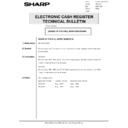 Sharp ER-A310 (serv.man14) Service Manual / Technical Bulletin