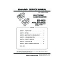 Sharp ER-A410, ER-A420 (serv.man3) Service Manual