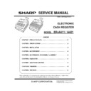 Sharp ER-A411, ER-A421 (serv.man3) Service Manual