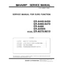 Sharp ER-A450 Service Manual