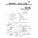 Sharp ER-A460 (serv.man4) Parts Guide