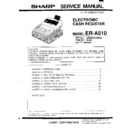 Sharp ER-A510, ER-A550 (serv.man2) Service Manual