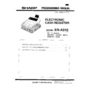 Sharp ER-A510, ER-A550 Service Manual