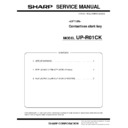 Sharp OPTIONS (serv.man8) Service Manual
