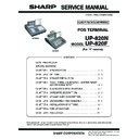Sharp UP-800 (serv.man19) Service Manual