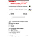 Sharp UP-800 (serv.man4) Handy Guide