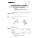 Sharp XE-A110 (serv.man3) Service Manual / Technical Bulletin