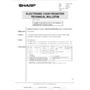 Sharp XE-A110 (serv.man4) Service Manual / Technical Bulletin