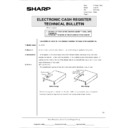 Sharp XE-A110 (serv.man7) Service Manual / Technical Bulletin
