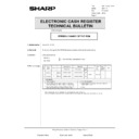 Sharp XE-A110 (serv.man8) Service Manual / Technical Bulletin