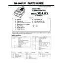 Sharp XE-A113 (serv.man4) Service Manual / Parts Guide
