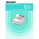 Sharp XE-A137 (serv.man3) User Manual / Operation Manual