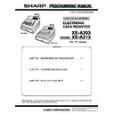 Sharp XE-A203 (serv.man4) Service Manual