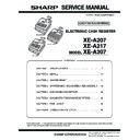 Sharp XE-A207 (serv.man3) Service Manual