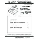 Sharp XE-A303 (serv.man3) Service Manual