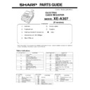xe-a307 (serv.man4) service manual / parts guide