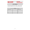 Sharp CABLES (serv.man4) Specification