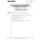 Sharp ER-A750 (serv.man23) Service Manual / Technical Bulletin