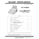 Sharp ER-A771 (serv.man3) Service Manual