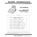 Sharp ER-A771 (serv.man4) Service Manual