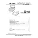 Sharp ER-A850 (serv.man6) Service Manual