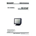 Sharp RZ-X750 (serv.man3) Service Manual