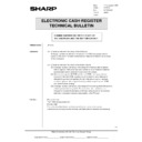 Sharp UP-5700 (serv.man15) Service Manual / Technical Bulletin
