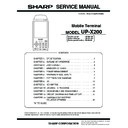 Sharp UP-X200 (serv.man10) Service Manual / Parts Guide