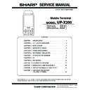 Sharp UP-X200 (serv.man9) Service Manual