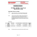 Sharp UP-X300 (serv.man110) Service Manual / Technical Bulletin