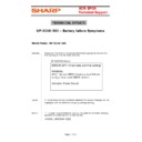 Sharp UP-X300 (serv.man119) Technical Bulletin