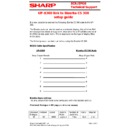 Sharp UP-X300 (serv.man3) Handy Guide