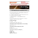 Sharp UP-X300 (serv.man33) Handy Guide