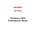 Sharp UP-X500 (serv.man10) User Manual / Operation Manual