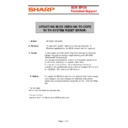 Sharp UP-X500 (serv.man15) Service Manual / Technical Bulletin