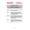 Sharp UP-X500 (serv.man21) Service Manual / Technical Bulletin