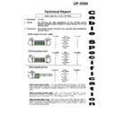 Sharp UP-X500 (serv.man30) Service Manual / Technical Bulletin
