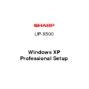 Sharp UP-X500 (serv.man9) User Manual / Operation Manual