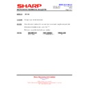 Sharp AX-1100(R)M, AX-1100(SL)M (serv.man16) Technical Bulletin