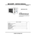 Sharp R-202M Service Manual